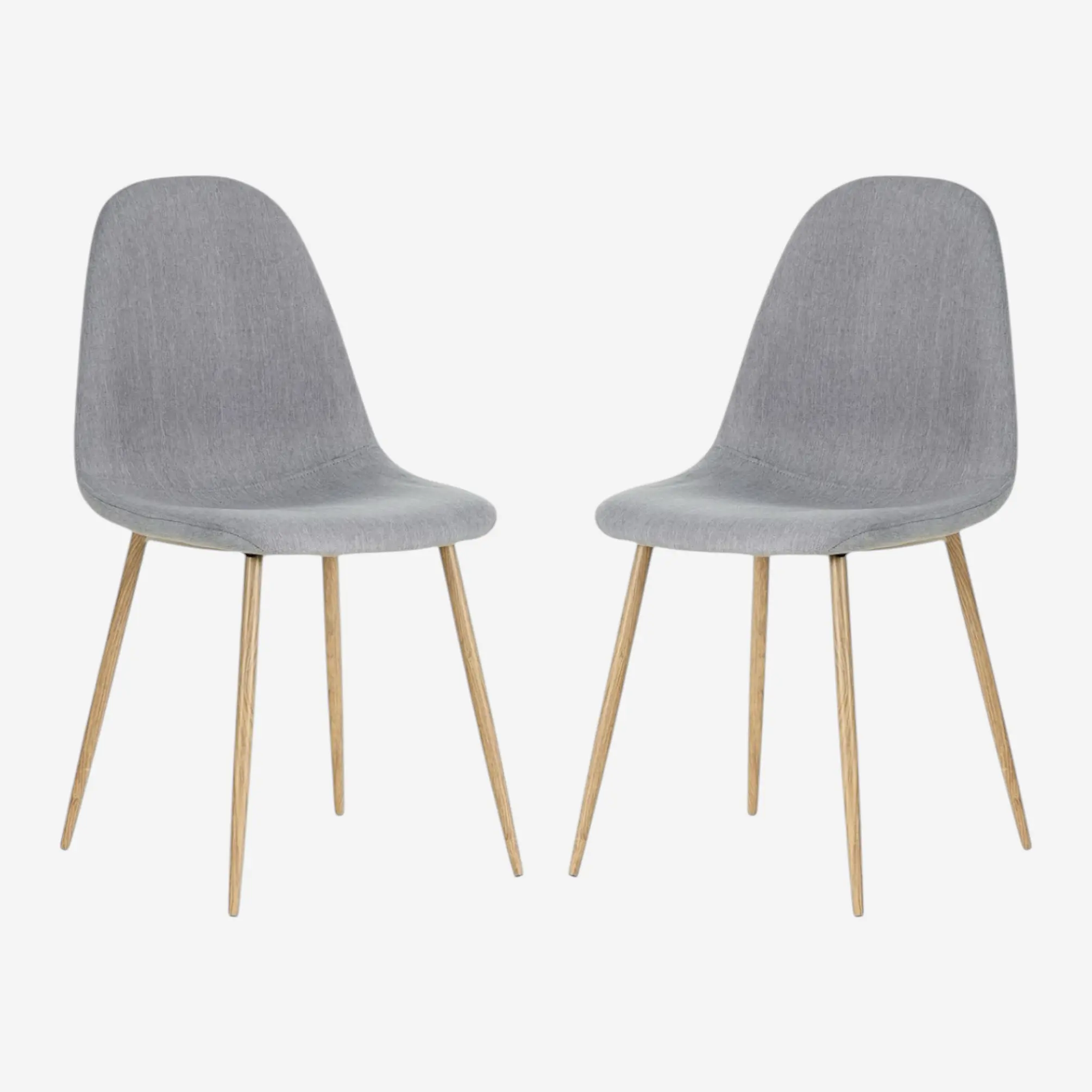 Pack 2 Sillas Scoop Wood 2