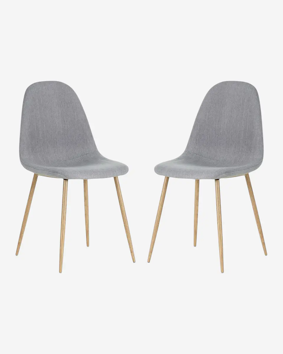 Pack 2 Sillas Scoop Wood 2