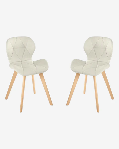 Pack 2 Sillas Radar Velvet