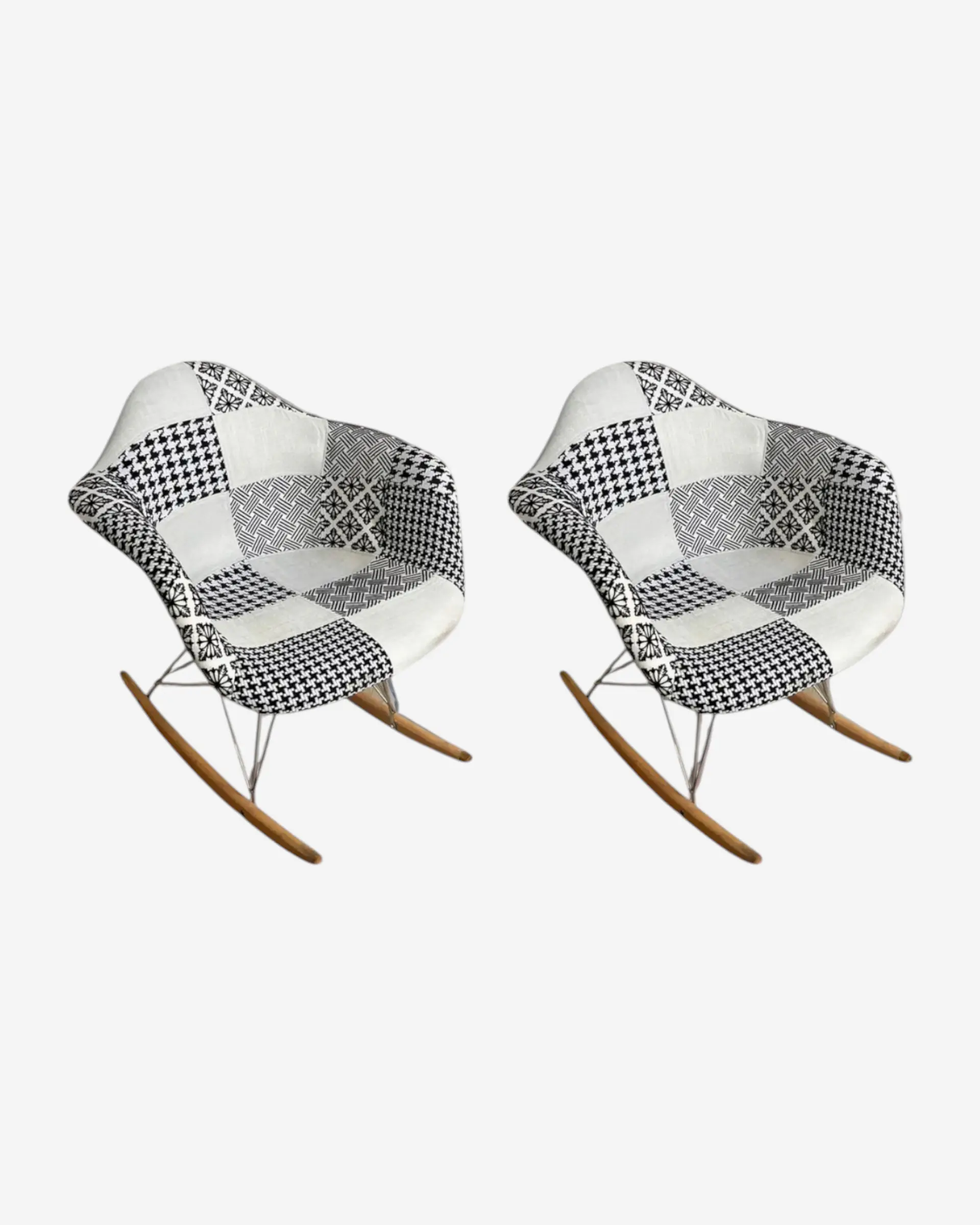 Pack 2 Sitiales Mecedoras Patchwork 2