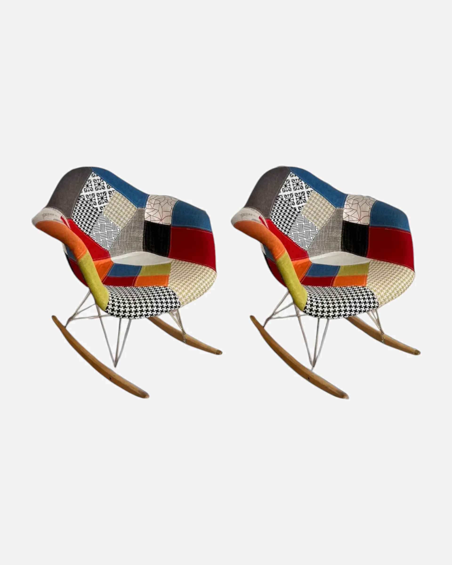 Pack 2 Sitiales Mecedoras Patchwork 1