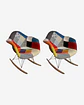 Pack 2 Sitiales Mecedoras Patchwork - Miniatura 1