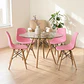 Comedor Redondo Vidrio 4 Sillas Eames – Mesa Eames - Miniatura 10