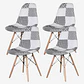 Pack 4 Sillas Patchwork - Miniatura 2