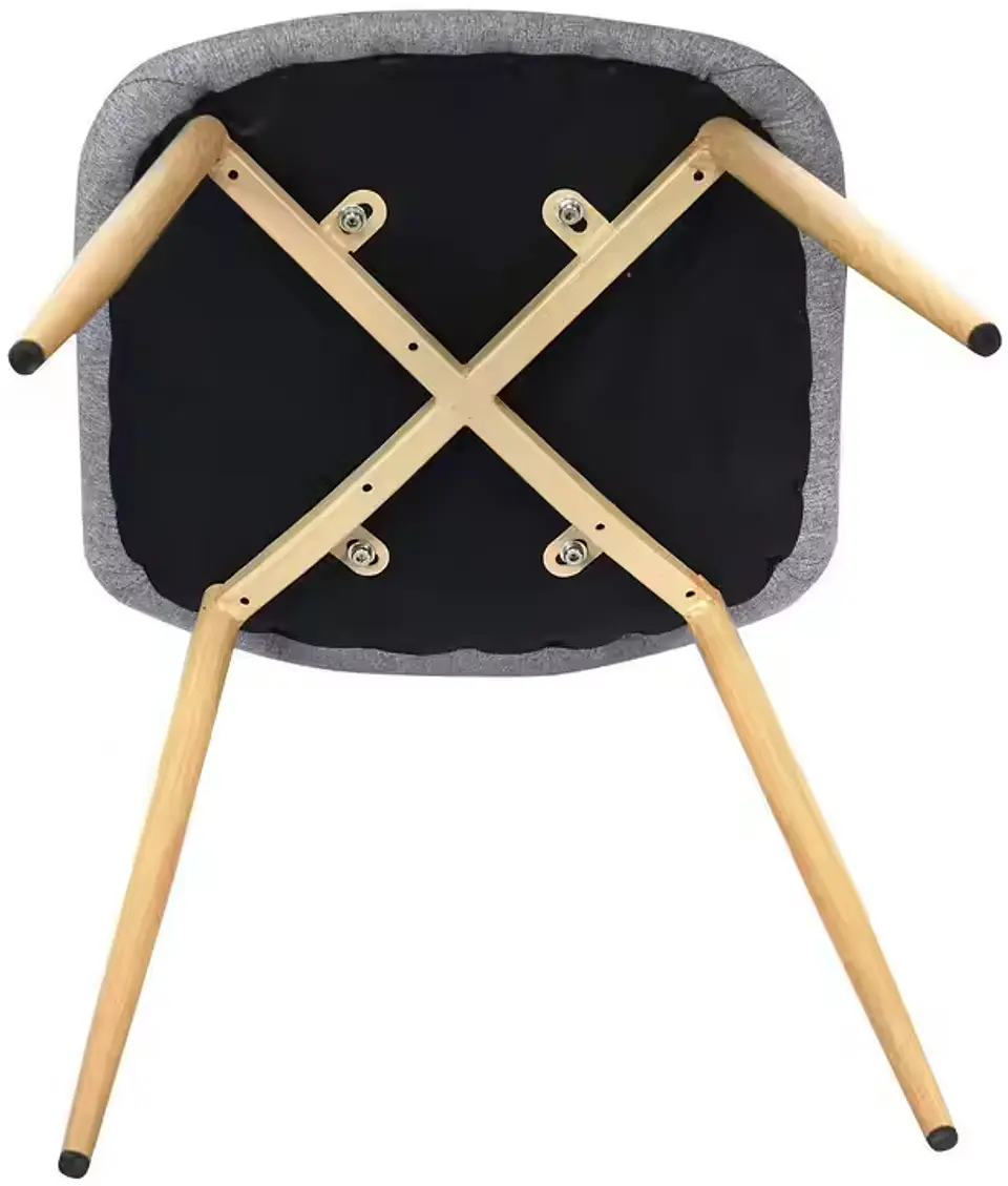 Pack 4 Silla Scoop Wood 4