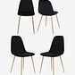 Pack 4 Silla Scoop Wood - Miniatura 2