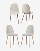 Pack 4 Silla Scoop Wood - Miniatura 1