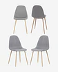 Pack 4 Silla Scoop Wood - Miniatura 3