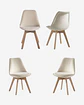 Pack 4 Silla Tulip Velvet - Miniatura 3