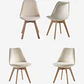 Pack 4 Silla Tulip Velvet - Miniatura 3