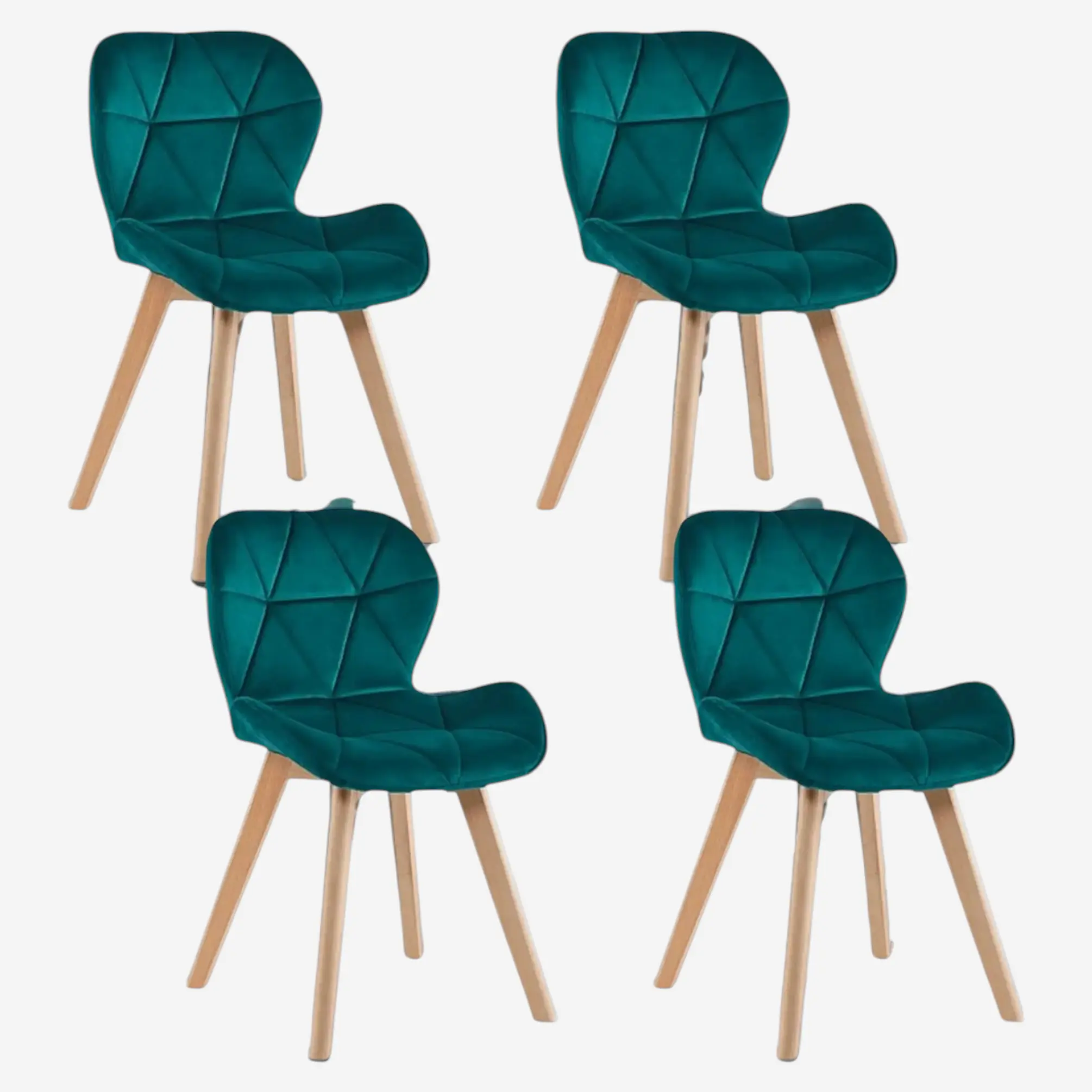 Pack 4 Sillas Radar Velvet 3