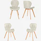 Pack 4 Sillas Radar Velvet - Miniatura 5