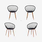 Pack 4 Sitiales Mesh - Miniatura 1