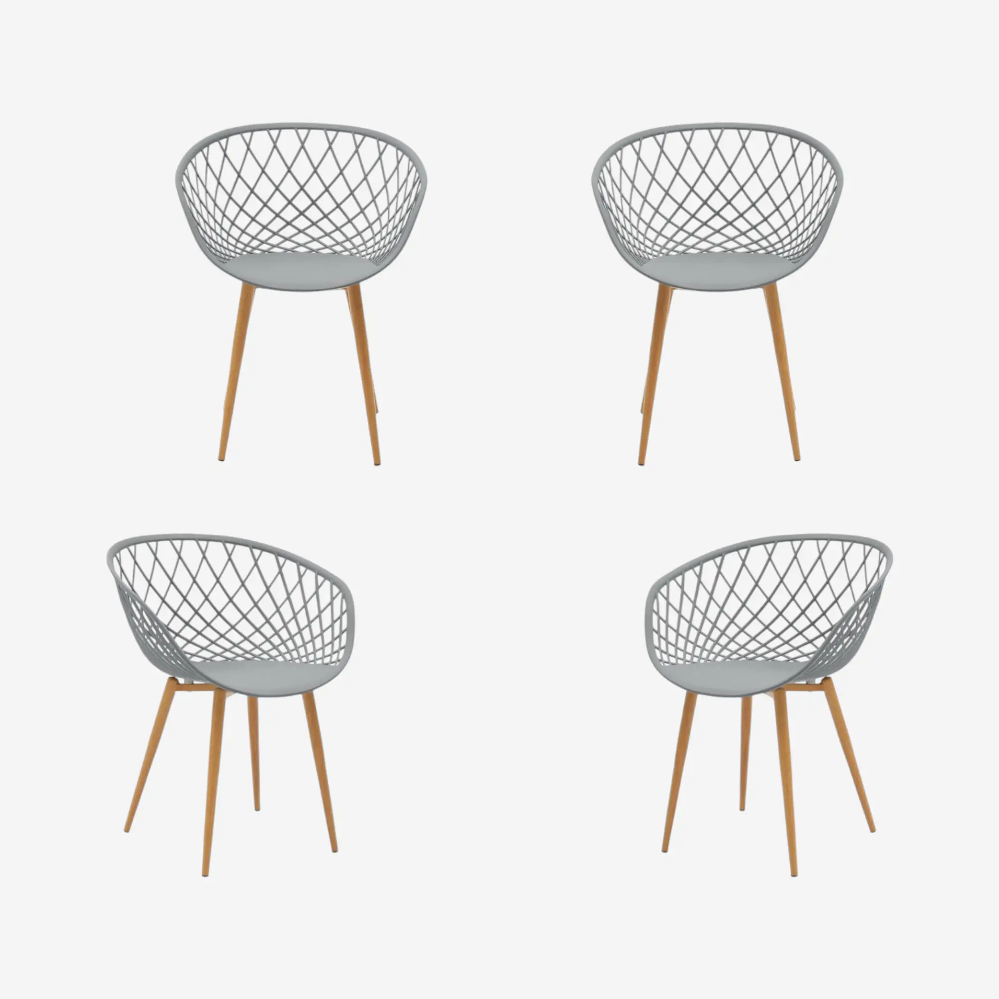 Pack 4 Sitiales Mesh 2
