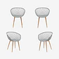 Pack 4 Sitiales Mesh - Miniatura 2