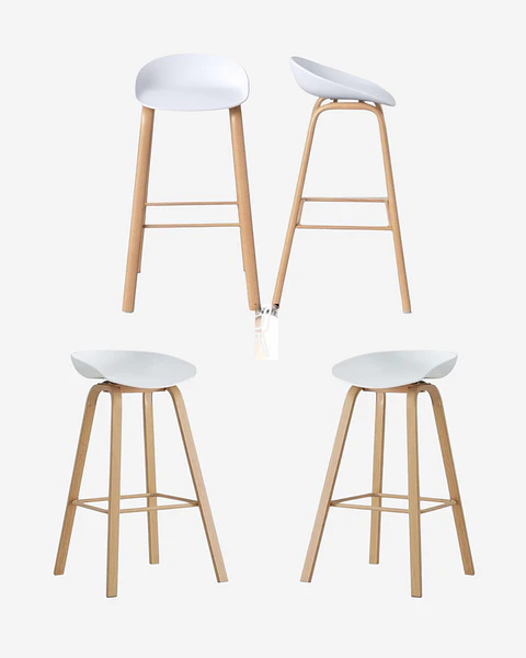 Pack 4 Taburetes Nordic