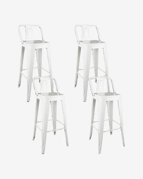 Pack 4 Taburetes Tolix 66 cm
