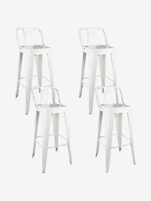 Pack 4 Taburetes Tolix 77 cm