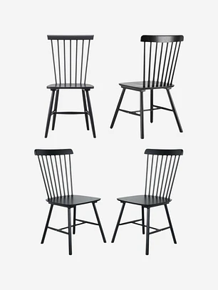 Pack 4 Sillas Windsor Madera