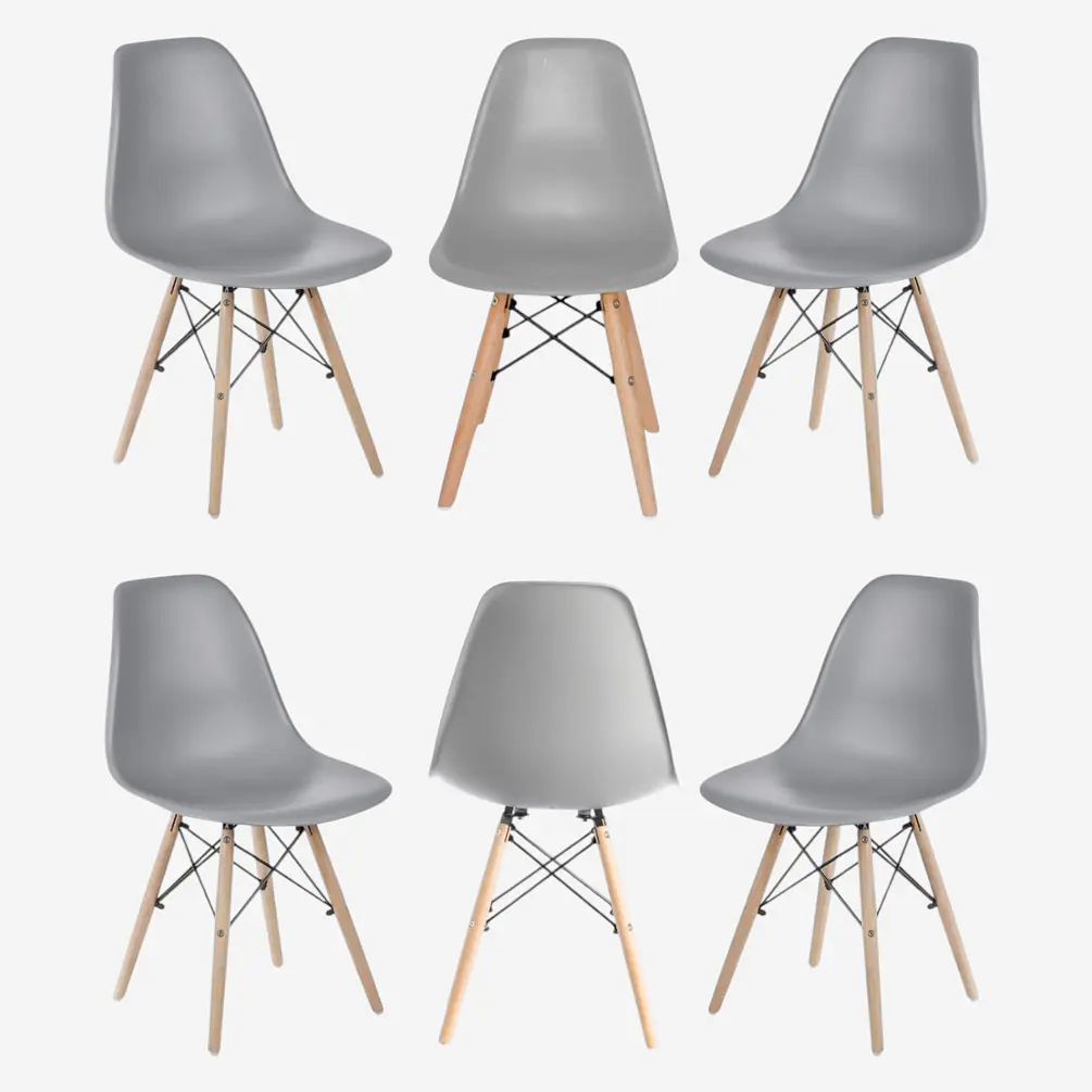 Pack 6 Sillas Eames 2