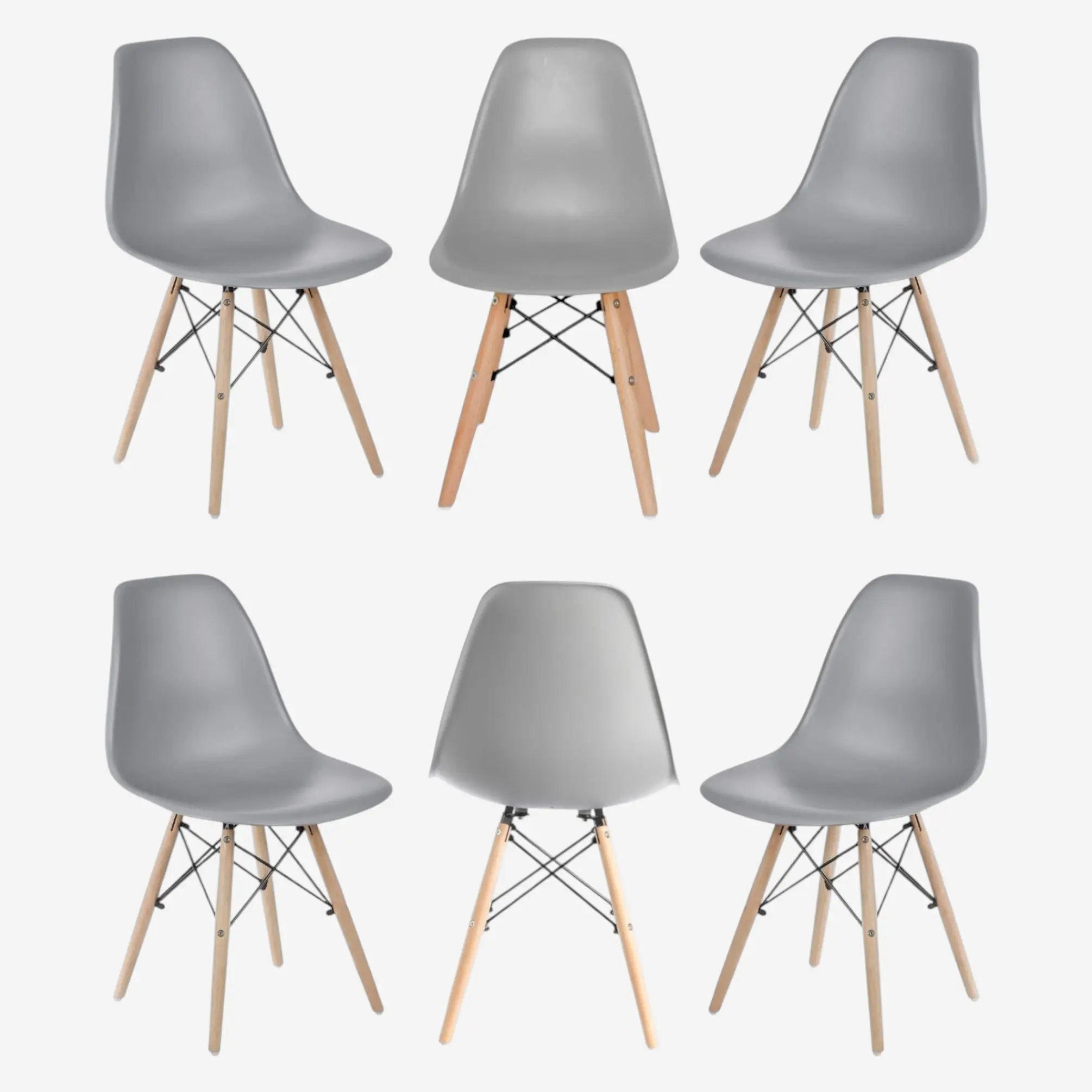 Pack 6 Sillas Eames 2