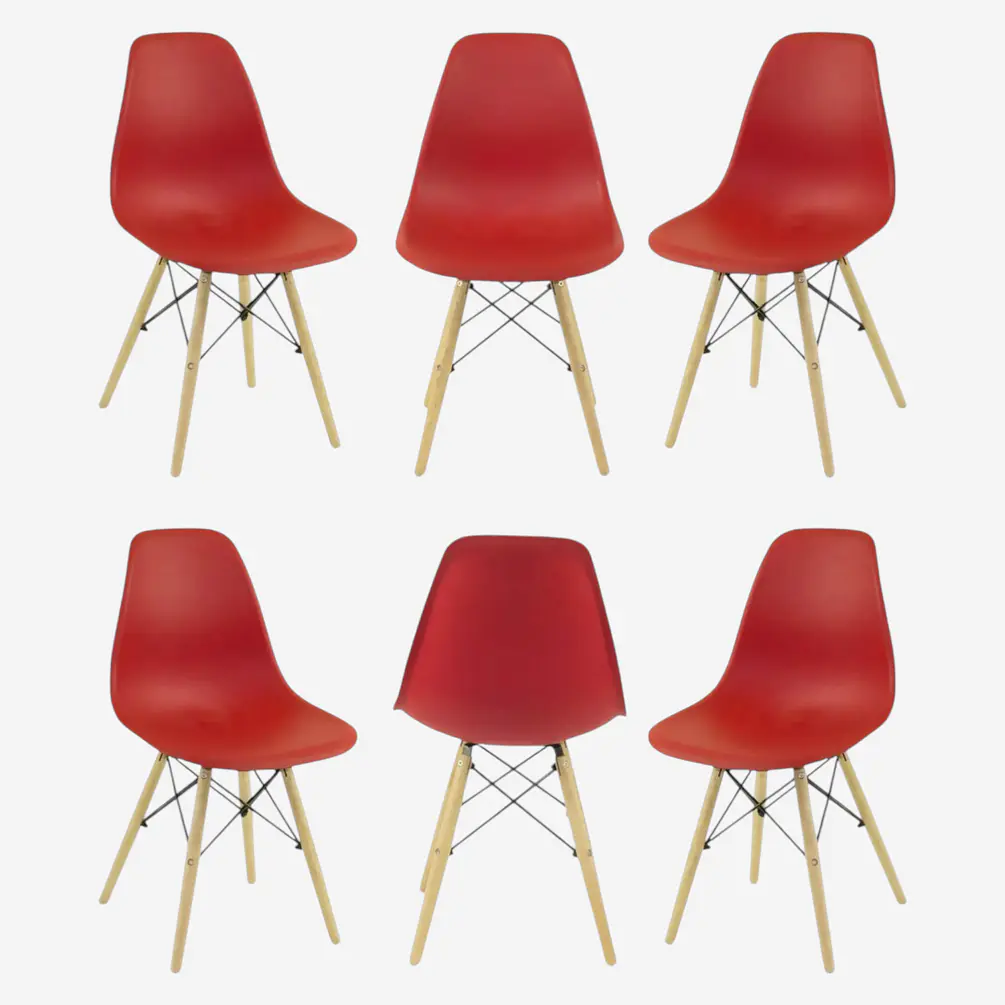 Pack 6 Sillas Eames 3