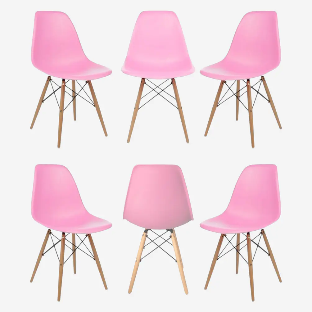 Pack 6 Sillas Eames 6