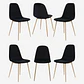 Pack 6 Sillas Scoop Wood - Miniatura 1