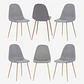 Pack 6 Sillas Scoop Wood - Miniatura 2