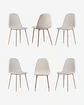 Pack 6 Sillas Scoop Wood - Miniatura 3