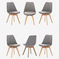 Pack 6 Silla Tulip Velvet - Miniatura 2