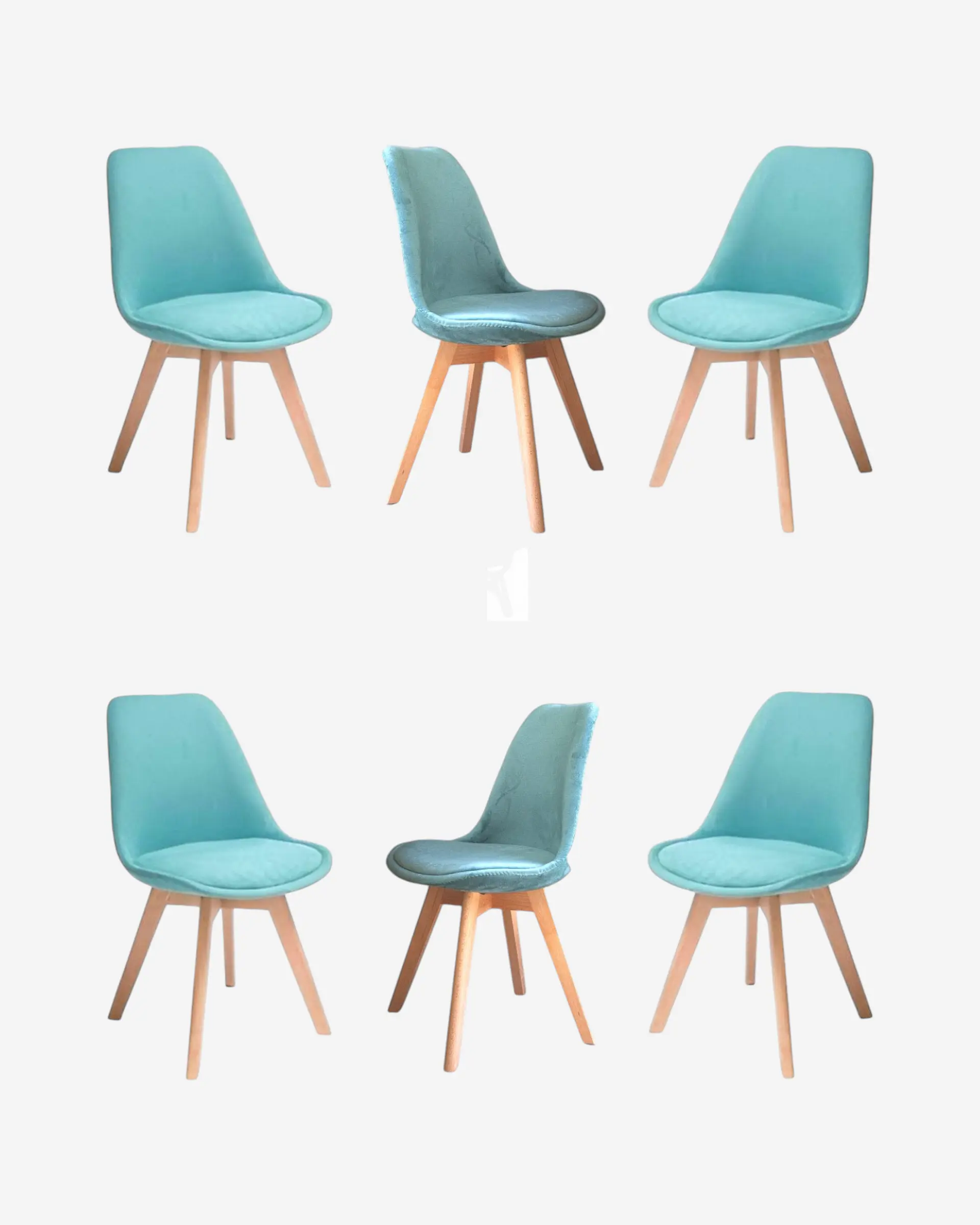 Pack 6 Silla Tulip Velvet 3