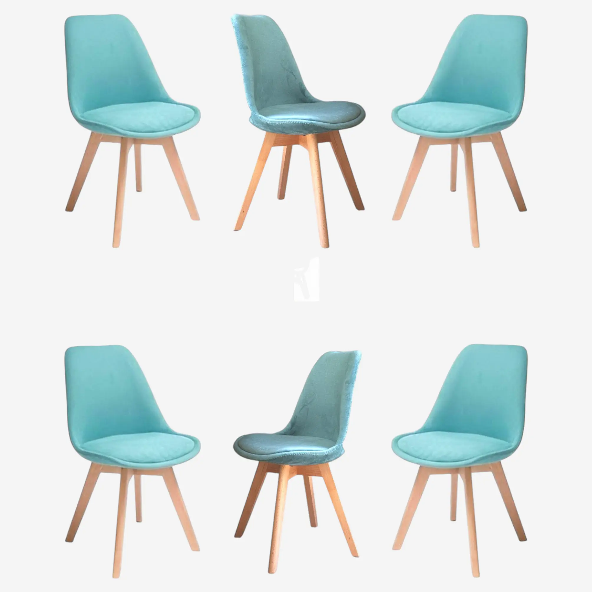 Pack 6 Silla Tulip Velvet 3