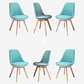 Pack 6 Silla Tulip Velvet - Miniatura 3