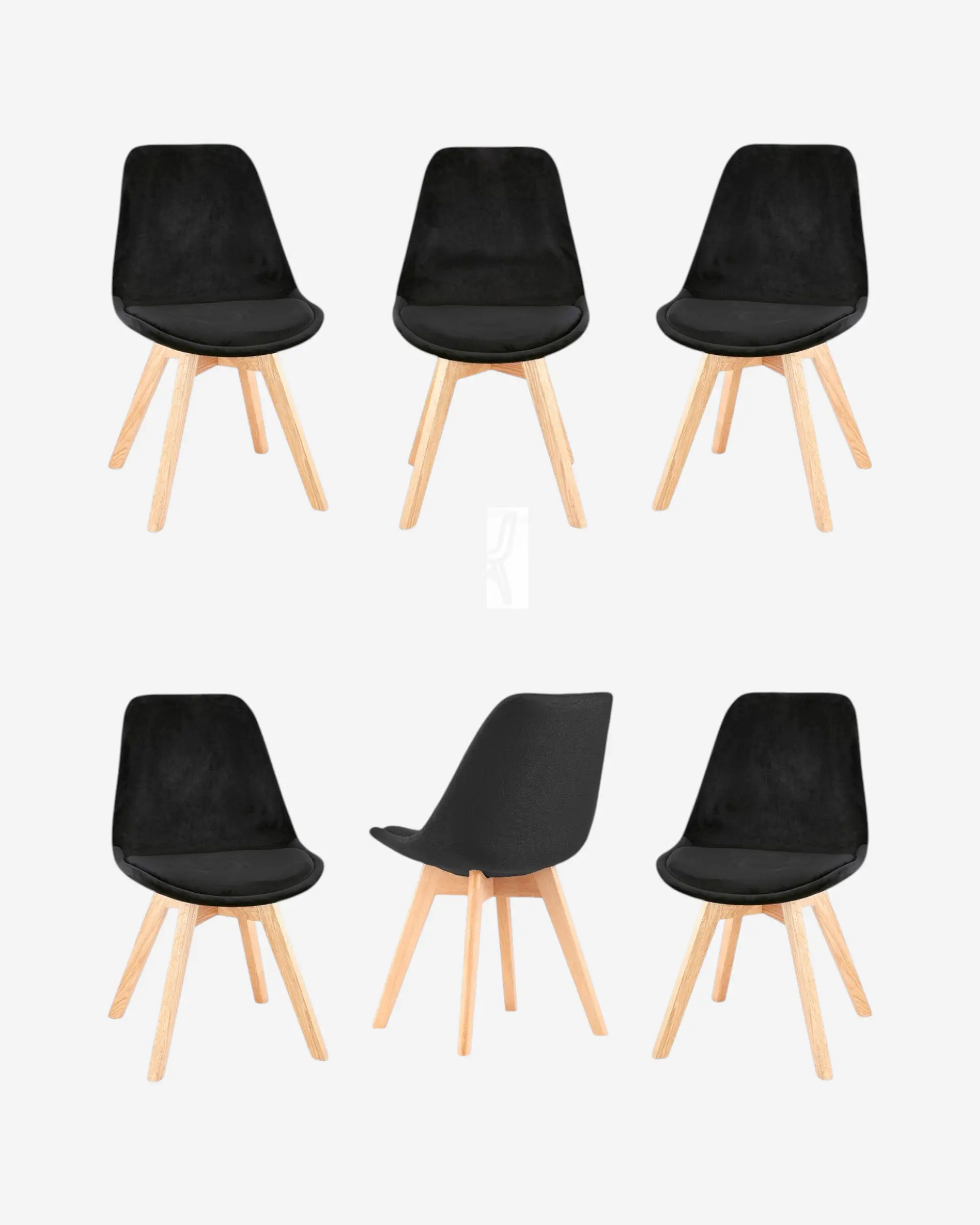 Pack 6 Silla Tulip Velvet 4
