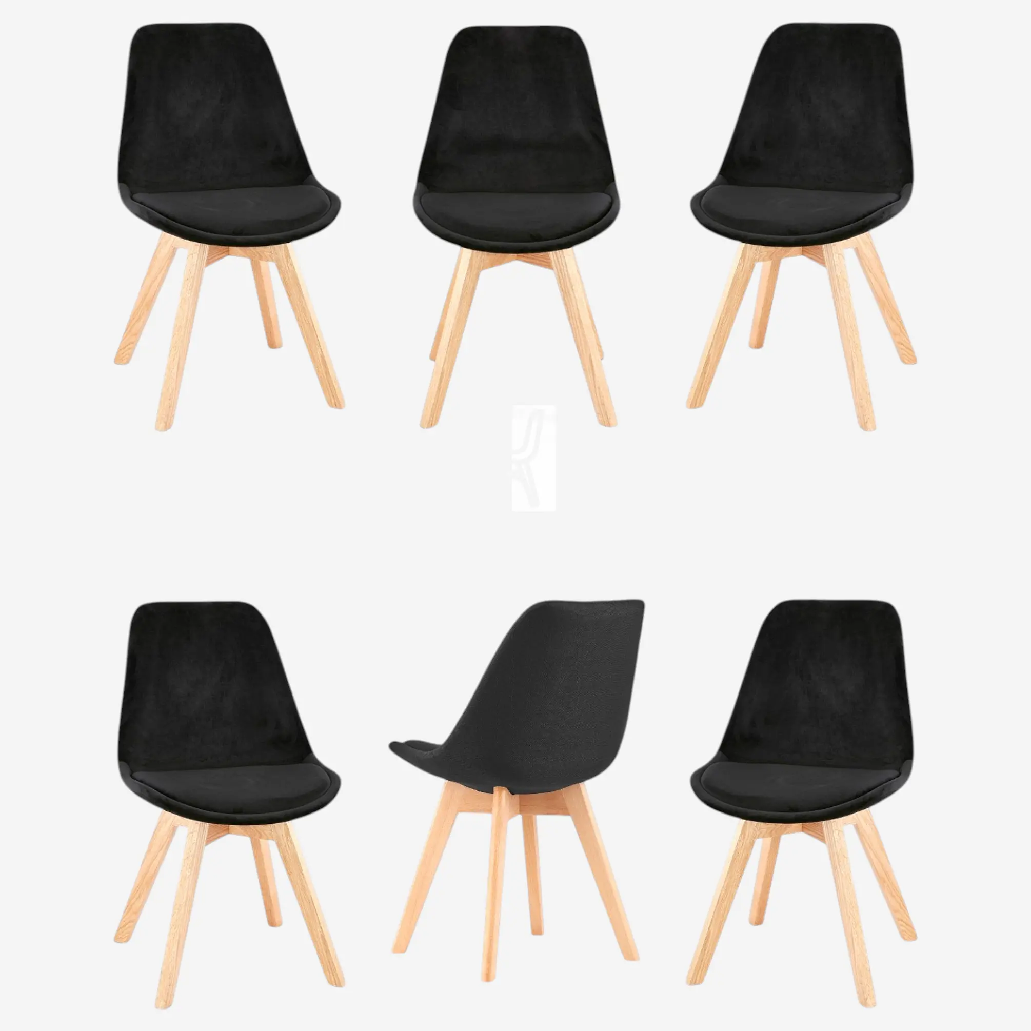 Pack 6 Silla Tulip Velvet 4