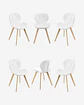 Pack 6 Sillas Radar Fiori - Miniatura 1