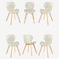 Pack 6 Sillas Radar Velvet - Miniatura 1
