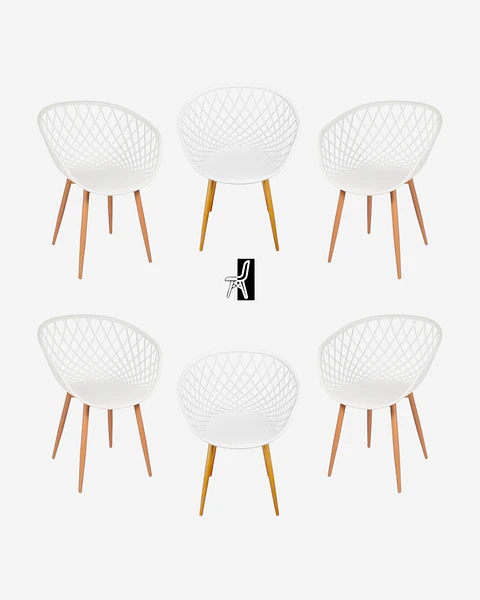 Pack 6 Sitiales Mesh