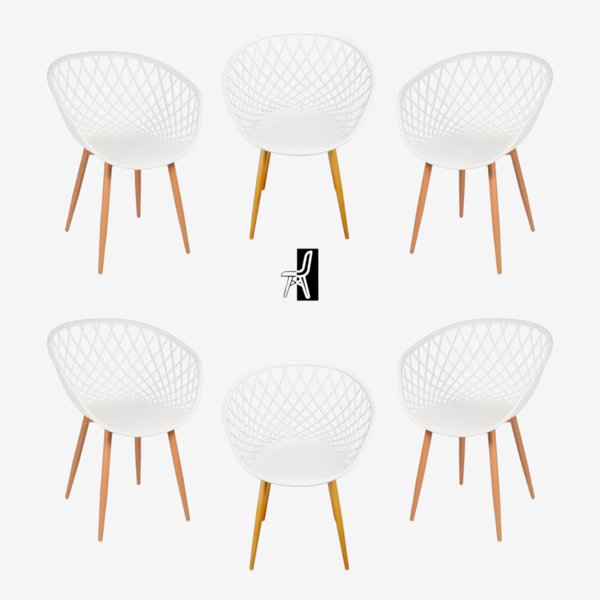 Pack 6 Sitiales Mesh 1