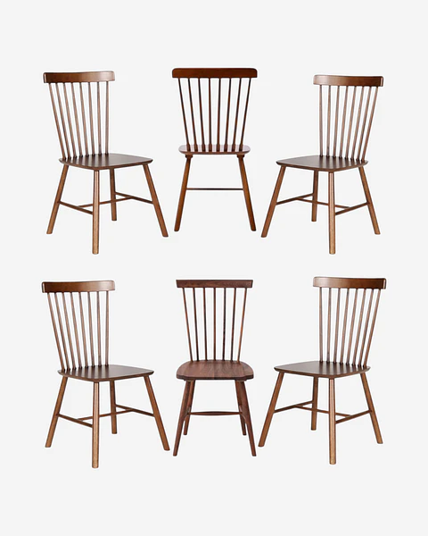Pack 6 Sillas Windsor Madera