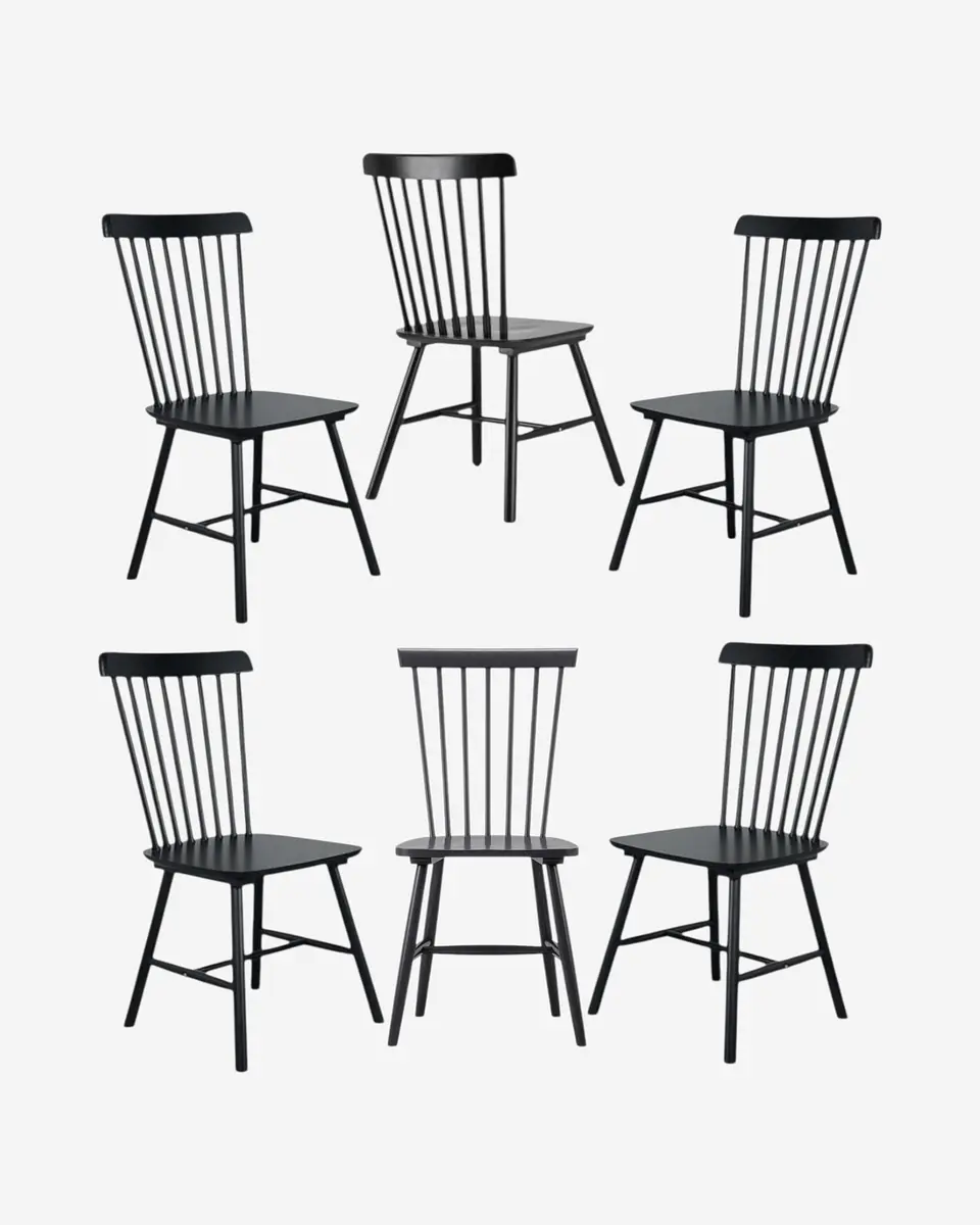 Pack 6 Sillas Windsor Madera 2