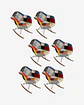 Pack 6 Sitiales Mecedoras Patchwork - Miniatura 2