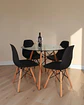 Comedor Redondo Vidrio Eames con Sillas Eames - Miniatura 5