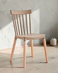Silla Windsor Polipropileno con Patas de Madera - Miniatura 1