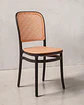 Silla Lombardía Ratán Negra | Diseño Minimalista - Miniatura 1