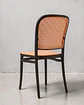 Silla Lombardía Ratán Negra | Diseño Minimalista - Miniatura 4