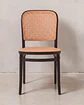 Silla Lombardía Ratán Negra | Diseño Minimalista - Miniatura 3