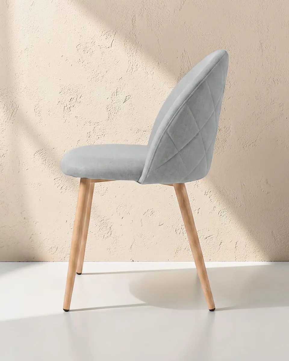 Silla Comedor Luxury Wood Lino 4