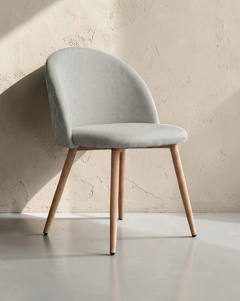 Silla Comedor Luxury Wood Lino